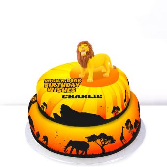 Simba Photo Cake