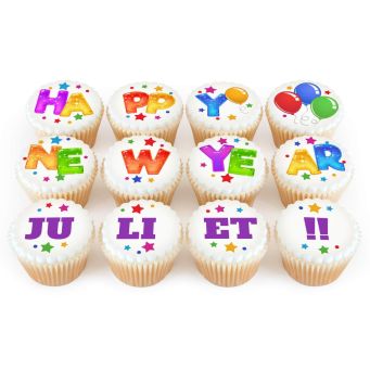 12 New Years Cupcakes