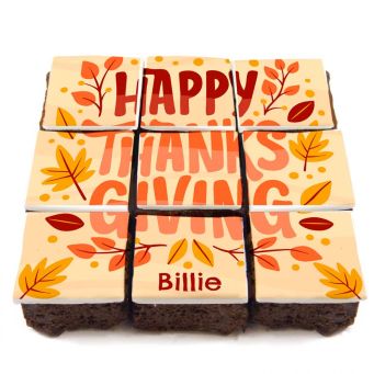 Fun Thanksgiving Brownies