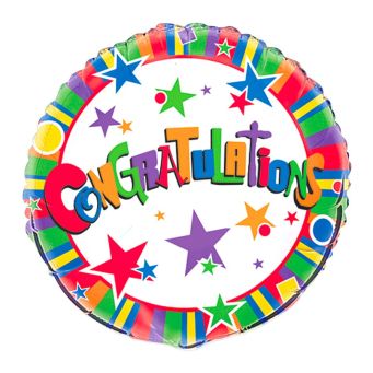 Congratulations Star Balloon