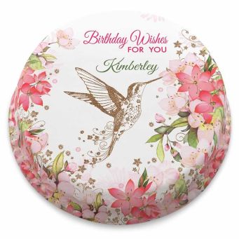 Floral Humming Bird Cake