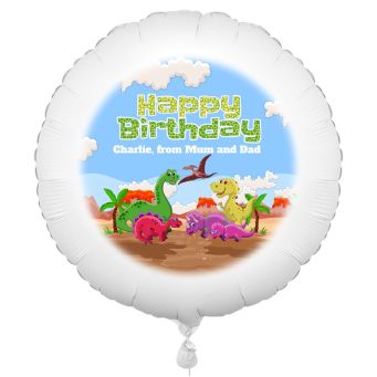 Dinosaur Personalised Balloon