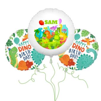 Dinosaur Party Balloon Bouquet