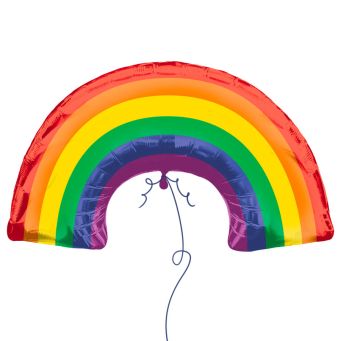Rainbow Star Balloon