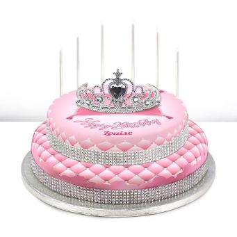 Princess Tiara Tiered Cake