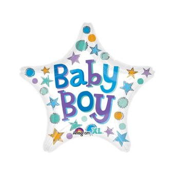 Baby Boy Stars Balloon