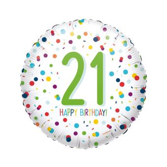 Happy Birthday 21st Balloon
