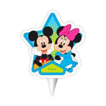 Mickey and Minnie Character Candle