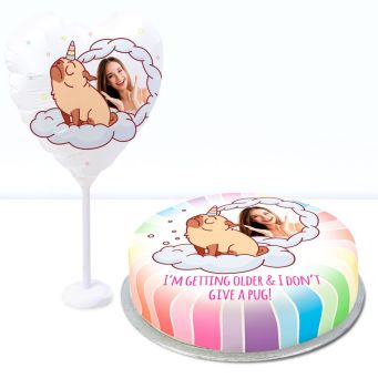 Rainbow Pug Gift Set