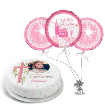 Pink Photo Communion Gift Set