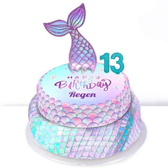 13th Birthday Mermaid Cake