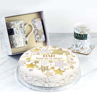 Dad Star Mug Gift Set
