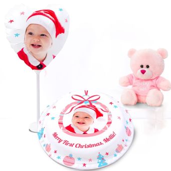 Red Stocking Ted Gift Set