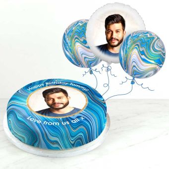 Blue Marble Photo Gift Set