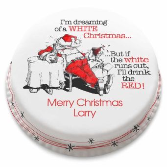 White Christmas Cake