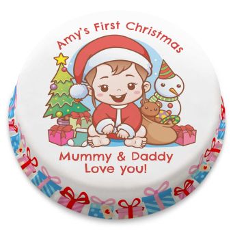 1st Christmas Pink Gift Set