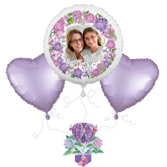 Floral Photo Balloon Bouquet