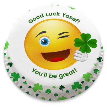 Good Luck Emoji Cake