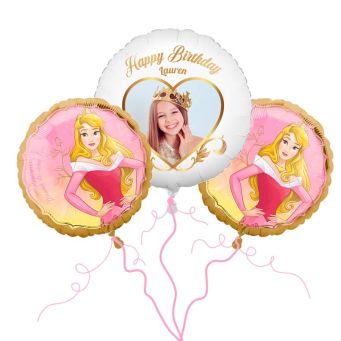 Disney Aurora Photo Balloon Bouquet
