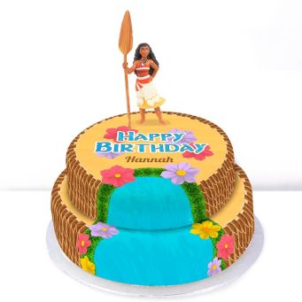 Disney Moana Tiered Cake 
