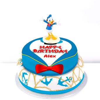 Donald Duck Tiered Cake