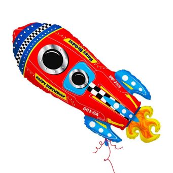 Red Rocket Jumbo Balloon