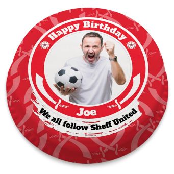 Sheffield United Themed Photo Cake