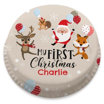 1st Christmas Blue Gift Set