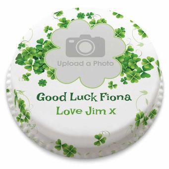 Clover Garden Photo Cake