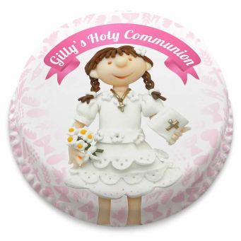Girls Holy Communion Cake