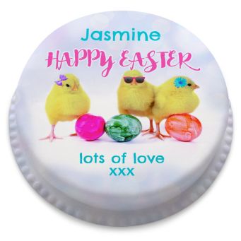 Easter Chicks Cake