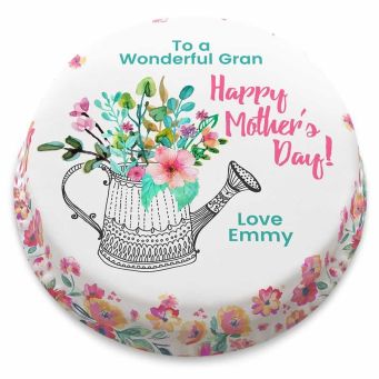 Flowery Watering Can Cake