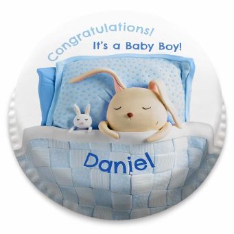Blue Baby Boy Cake