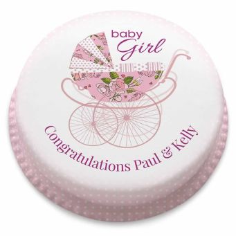 Pink Pram Cake - Cancelled