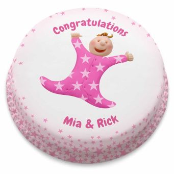 Welcome Baby Girl Cake