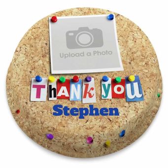 Pin Board Photo Cake