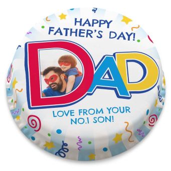 Dad Photo Cake