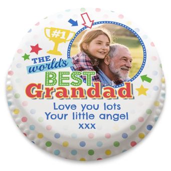 Best Grandad Photo Cake