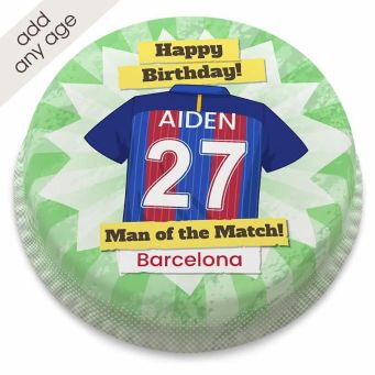 Barcelona Shirt Cake