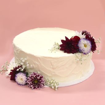 Large Buttercream Wedding Cake