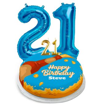 21st Birthday Cheers Gift Set