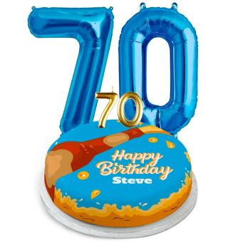 70th Birthday Cheers Gift Set