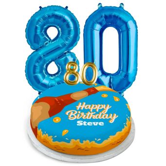 80th Birthday Cheers Gift Set