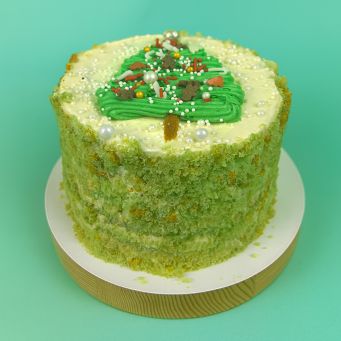 Christmas Tree Bento Cake