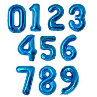 Jumbo Blue Number Balloon