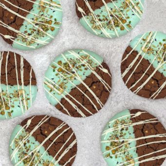 Bright And Blue Pistachio Cookies