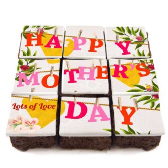 Mother's Day Garden Brownies