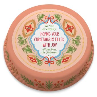 Vintage Christmas Cake