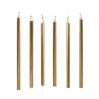 Tall Gold Candles