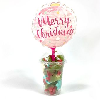 Pink Christmas Candy Cup
